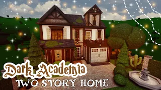 Dark Academia Aesthetic Two Story Family Roleplay Home Speedbuild and Tour - iTapixca Builds