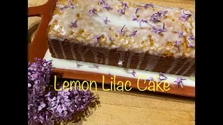 Lemon Lilac Cake - Perfect for Spring!