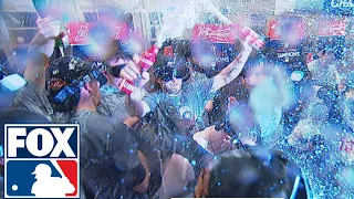 Houston Astros get the party started after Game 7 | 2017 MLB Playoffs | FOX MLB