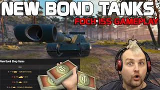 New BOND TANKS in the game ft. Foch 155 | World of Tanks