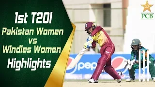 1st T20I | Pakistan Women vs Windies Women at Karachi | Highlights | PCB