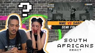 Your favorite SOUTH AFRICANS react - NME vs Saro | Semi Final BBWC