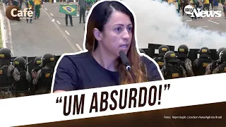 Golpista presa depõe à CPI, é acusada de ser infiltrada e se defende: “Não sabia que estava errando”