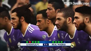 UEFA Champions League Final - Juventus vs Real Madrid - Penalty Shootout - PES 2017 Gameplay