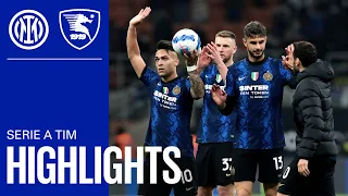 Lautaro ⚽⚽⚽ 👏🏻 | INTER 5-0 SALERNITANA | HIGHLIGHTS | SERIE A 21/22 🤩⚫🔵