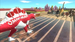 Escape from OMNI-MAN SPINOSAURUS - Animal Revolt Battle Simulator