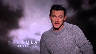 Dracula Untold: Luke Evans "Vlad" Official Movie Interview | ScreenSlam