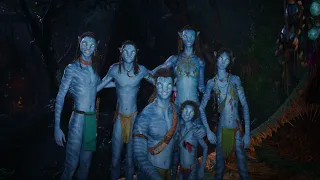 AVATAR 2 : THE WAY OF WATER | The Sully Family Taking a Picture Scene | 4K IMAX - Dolby Atmos