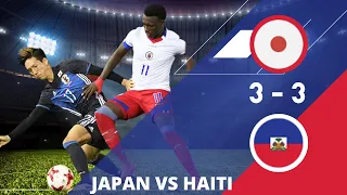 Japon vs Haiti 3- 3 buts HIGH Lights resume