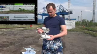 DJI Phantom 3  -Тест на дальность полета с отражателями и без