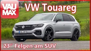 VW Touareg als Dopingfall – 23 Zoll Felgen am 2019er R-Line SUV by VAU-MAX.tv