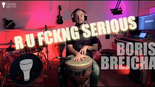 Djembe Cover: Boris Brejcha - R U Fckng Serious