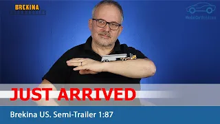 Brekina - Just Arrived 1:87 US. Semi-Trailer