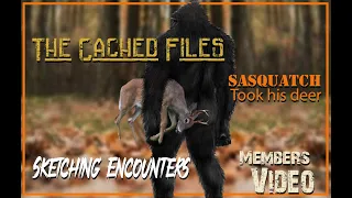 Two Sasquatches Claim a Young Hunter's Deer Kill, Walk Away, Then Head Back toward Him. Incredible.