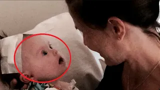 The doctors sent this baby home. But when she saw what her daughter was doing, her mother screamed!