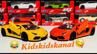 Lamborghini Aventador`s in 2 Colors 1/24 Nex Welly Model´s