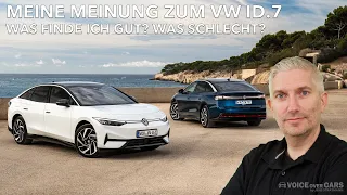 Meine Meinung zum VW ID.7 und warum ich ihn mir nicht kaufen würde! | Voice over Cars