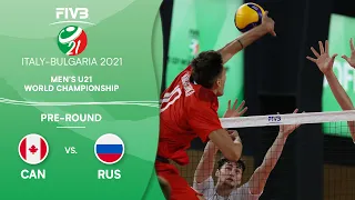 CAN vs. RUS - Pre-Round | Full Game | Men's U21 Volleyball World Champs 2021