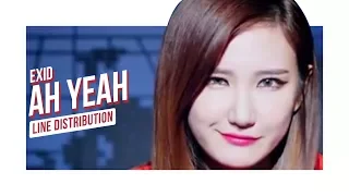 [LIVE Ver.] EXID - Ah Yeah (Line Distribution)