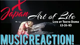 LIFE IS GOOD!!🎹 X Japan - Art of Life Live at Tokyo Dome Dec 31th, 1993 Music Reaction🔥