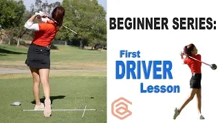 BEGINNER SERIES 007: First Driver Lesson | Golf with Aimee