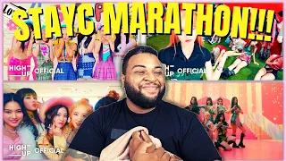 STAYC Marathon | 'ASAP', 'RUN2U', 'Stereotype', & 'BUBBLE' MV Reaction!!!