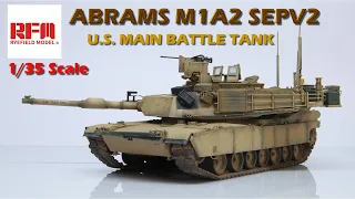 Rye Field 1/35 Abrams M1 A2 SEP V2 #abrams #models #usarmy