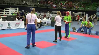 Masa Kenjalo v Sveva Scandurra WAKO European Championships 2019