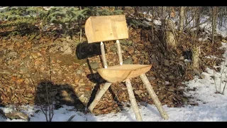 Bush Craft Camp Furniture With Home Made Auger