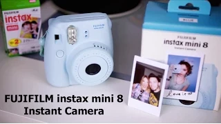 FUJIFILM instax mini 8 / Instant Camera / ОБЗОР UNBOXING REVIEW