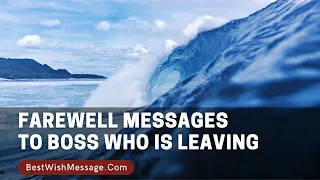 Farewell Messages to Boss Who is Leaving | Goodbye Texts