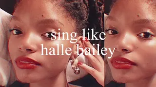 halle bailey’s voice