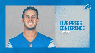 Detroit Lions Media Availability: March 19, 2021 | Jared Goff introductory press conference