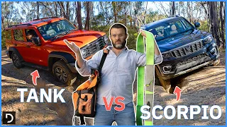 2023 GWM Tank 300 v Mahindra Scorpio On-Road & Off-Road Comparison | Affordable 4WDs | Drive.com.au