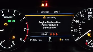 how to fix Malfunction on Nissan Sentra 2021