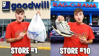 I Bought The Most HYPE Sneaker At Every Thrift Store In My City