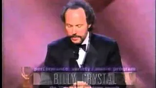 Billy Crystal wins 1998 Emmy Award for Individual Performance in a Variety or Music Program