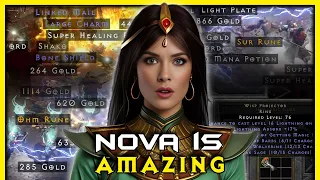 How good at farming is Nova? Let's see what I find in 21 Hour of Slaying - Diablo 2 Resurrected