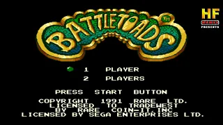 Battletoads. SEGA [No Damage Walkthrough (All Secrets Warp) / Прохождение без урона (все секреты)]