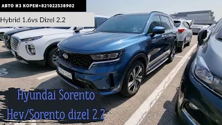 Авто из Кореи.Kia Sorento 2021 Hybrid 1.6.Kia Sorento 2.2 dizel 2021.#аукционкорея #sorento2021