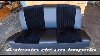 How to Upholster Classic Impala Rear Seat | Make Seat covers