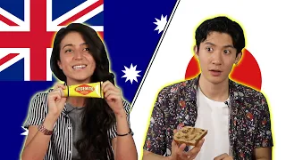 Australian & Japanese People Swap Snacks