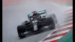 Lewis Hamilton flying under the rain - Qualifying Highlights - 2020 Styrian Grand Prix