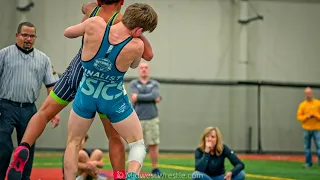 145 – Xavier Smith {R} of IL CornStars Gold vs. David McClelland {G} of Pursuit Wrestling OH