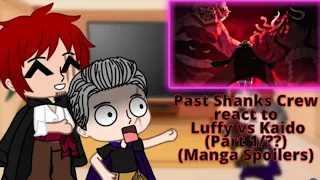 past shanks crew and uta react to future luffy