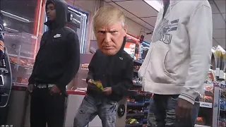 DONALD TRUMP VISITS DETROIT'S MOST DANGEROUS GAS STATION