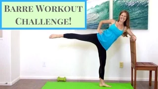 10 Minute Barre Workout - Full Body Barre Workout with Pilates!