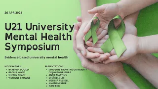 U21 University Mental Health Symposium 26 Apr 2024