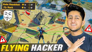 Flying Hacker In My Game 51 Kills World Record 😨 In Only Awm Custom Room - Garena Free Fire