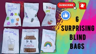 6 surprising blind bags opening|secret gift inside|a little surprise|#blindbag |@funlife7210